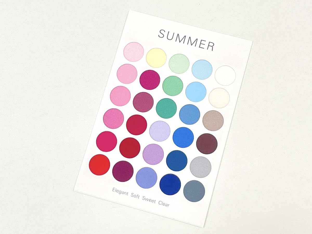 【値下げ】パーソナルカラー　Color Palette 4シーズン　色見本セット 4シーズンカラーパレット【A4サイズ】 | パーソナルカラー｜お